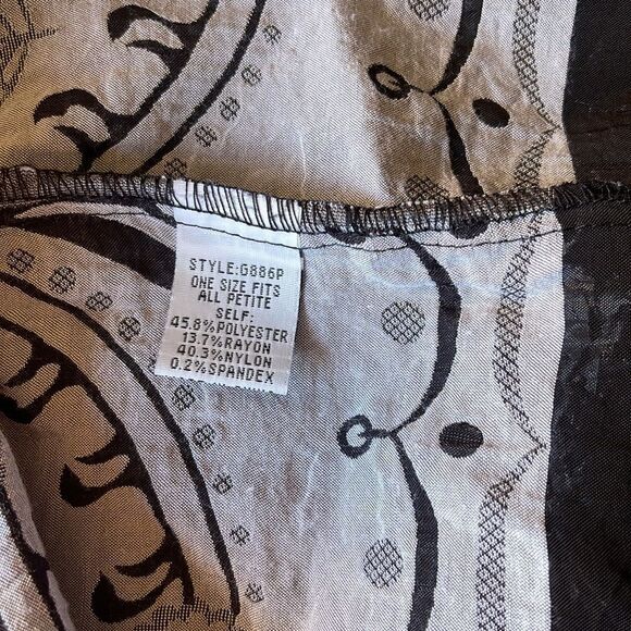 OneSize P sheerConvertible Tube Dress Midi Skirt Black Gray Floral Draped Ruched - Picture 4 of 4